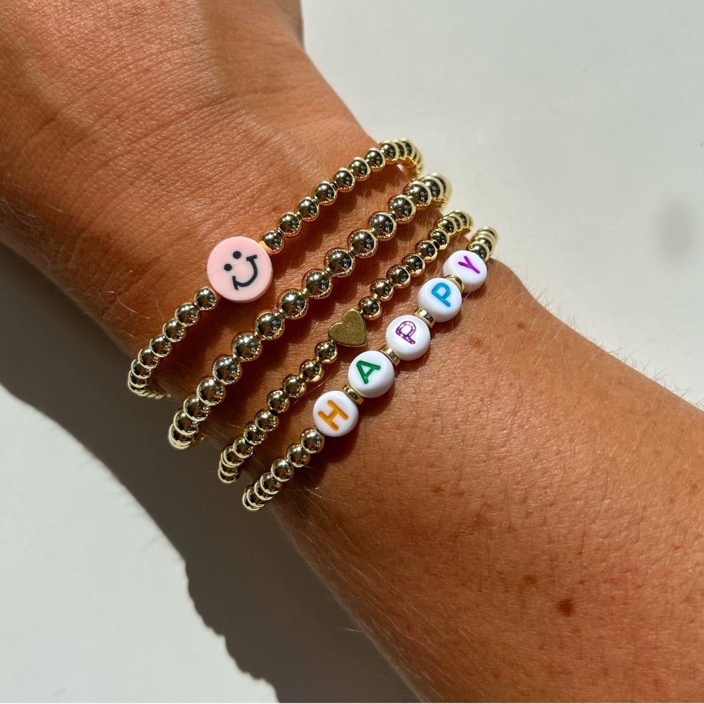 Brand new 18k gold filled bracelets